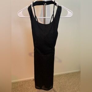 Elegant Black Sleeveless Dress
